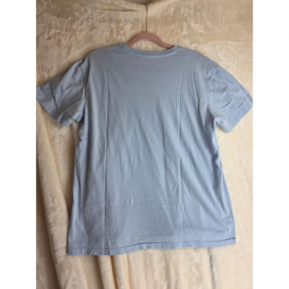 Polo Ralph Lauren Men Light Blue Short Sleeve‎ T Shirt Crew Neck Pony Logo M